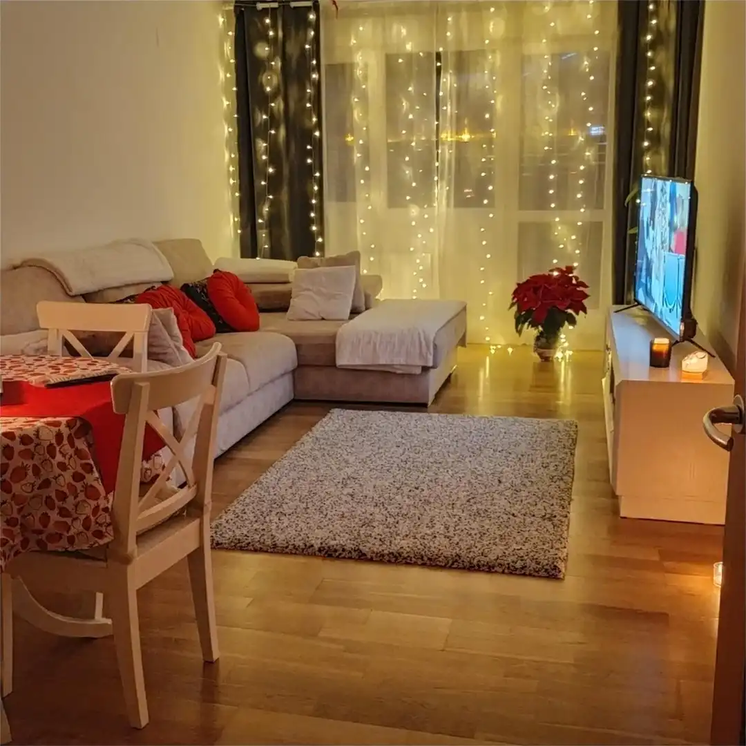 Planta baja en venta en Calle Juan Escobedo, Colindres Sala de estar de Planta baja en venta en Colindres con Calefacción, Jardín privado y Parquet