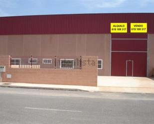 Exterior view of Industrial buildings for sale in Agost