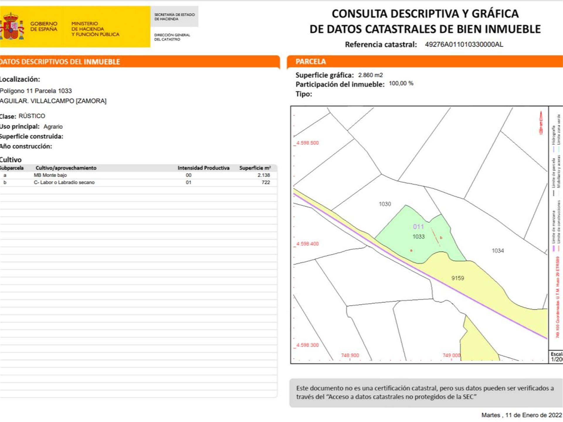 Land for sale in Villalcampo