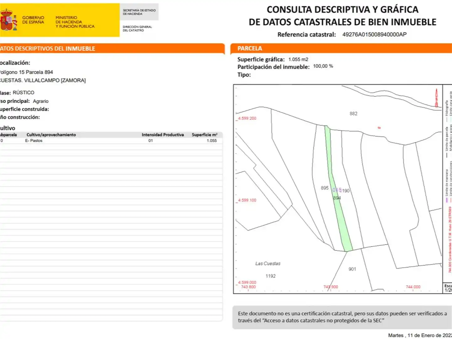 Terreno en venta en Villalcampo