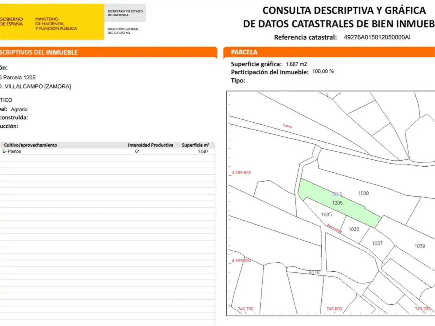 Vista exterior de Terreno en venta en Villalcampo