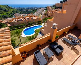Garden of Attic for sale in Mijas  with Air Conditioner, Terrace and Swimming Pool