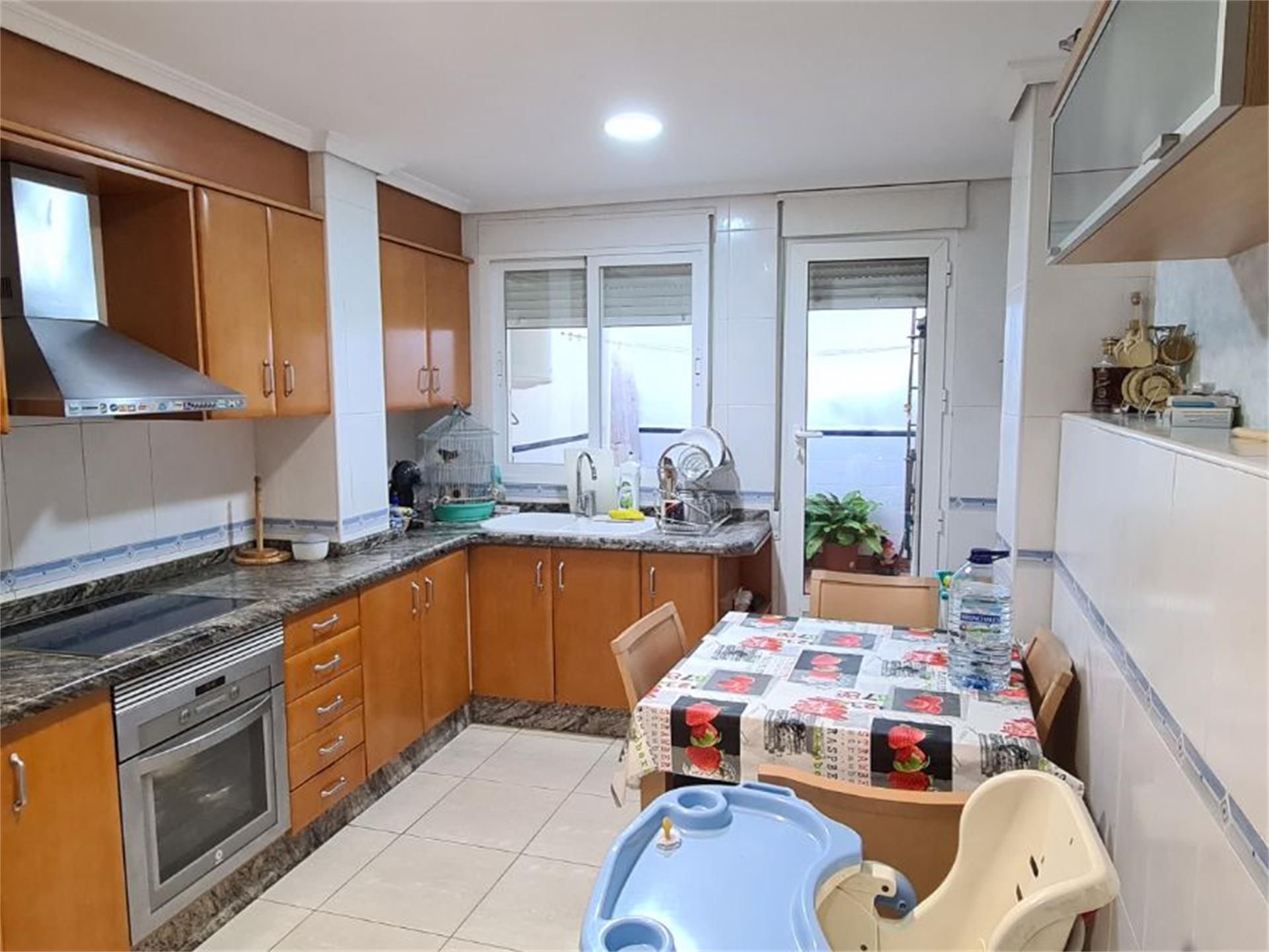 Kitchen of Flat for sale in Gandia  with Air Conditioner, Heating and Terrace