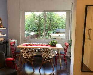 Dining room of Flat for sale in  Barcelona Capital  with Heating, Parquet flooring and Furnished