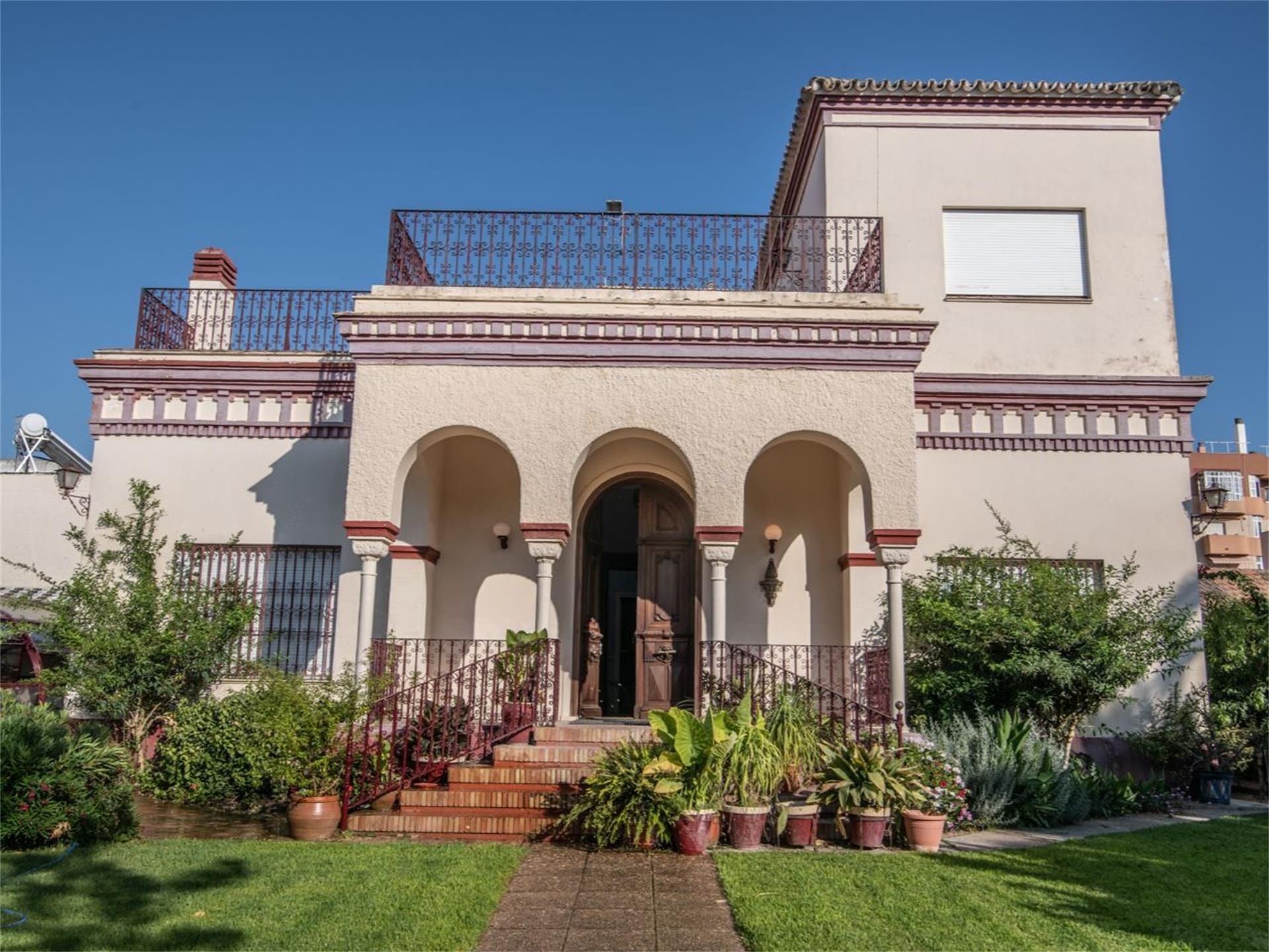 Exterior view of House or chalet for sale in Sanlúcar de Barrameda  with Air Conditioner, Terrace and Swimming Pool
