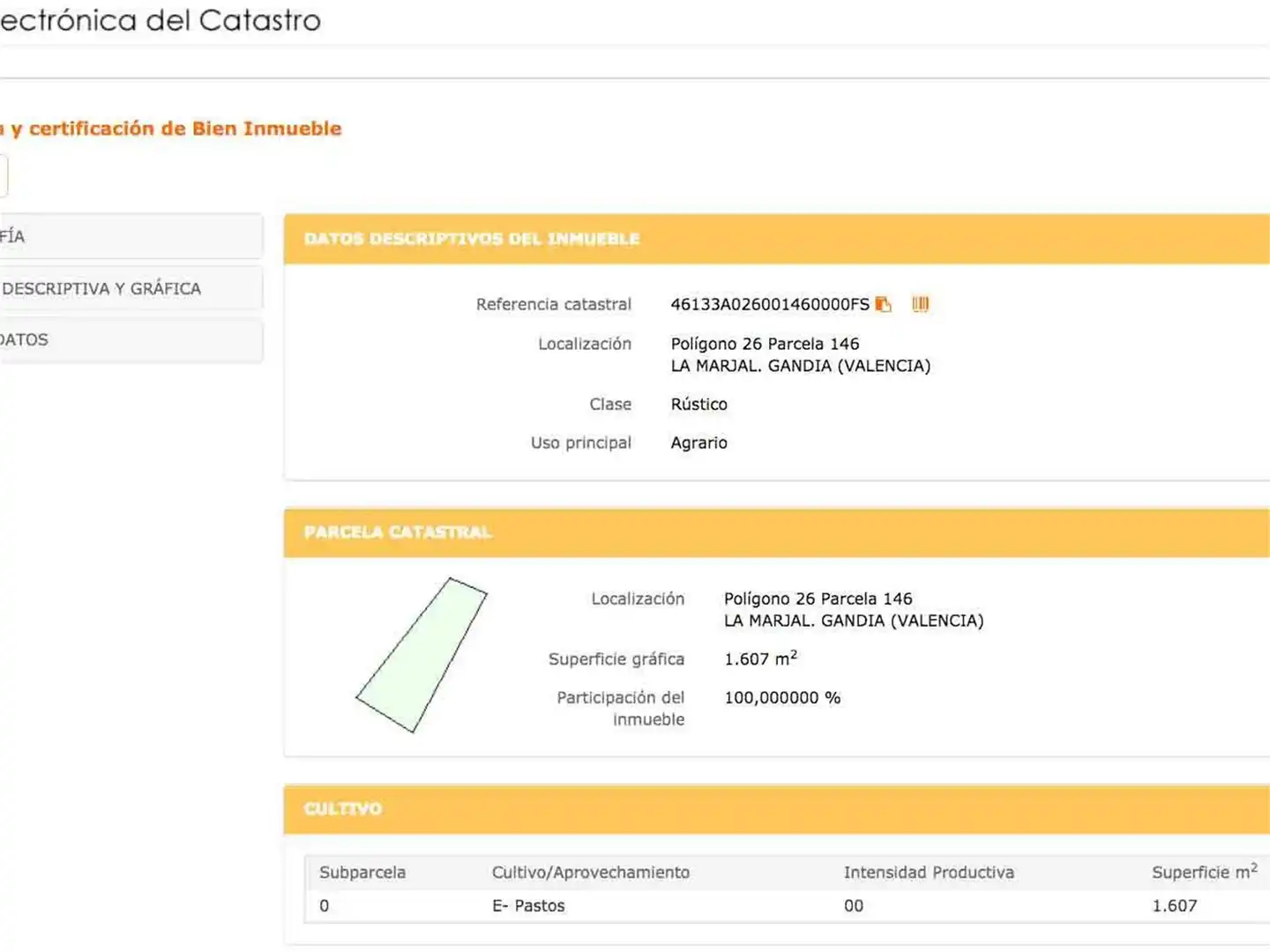 Non-constructible Land for sale in Camino Séquia Nova, 319, Urbanizaciones Non-constructible Land for sale in Gandia