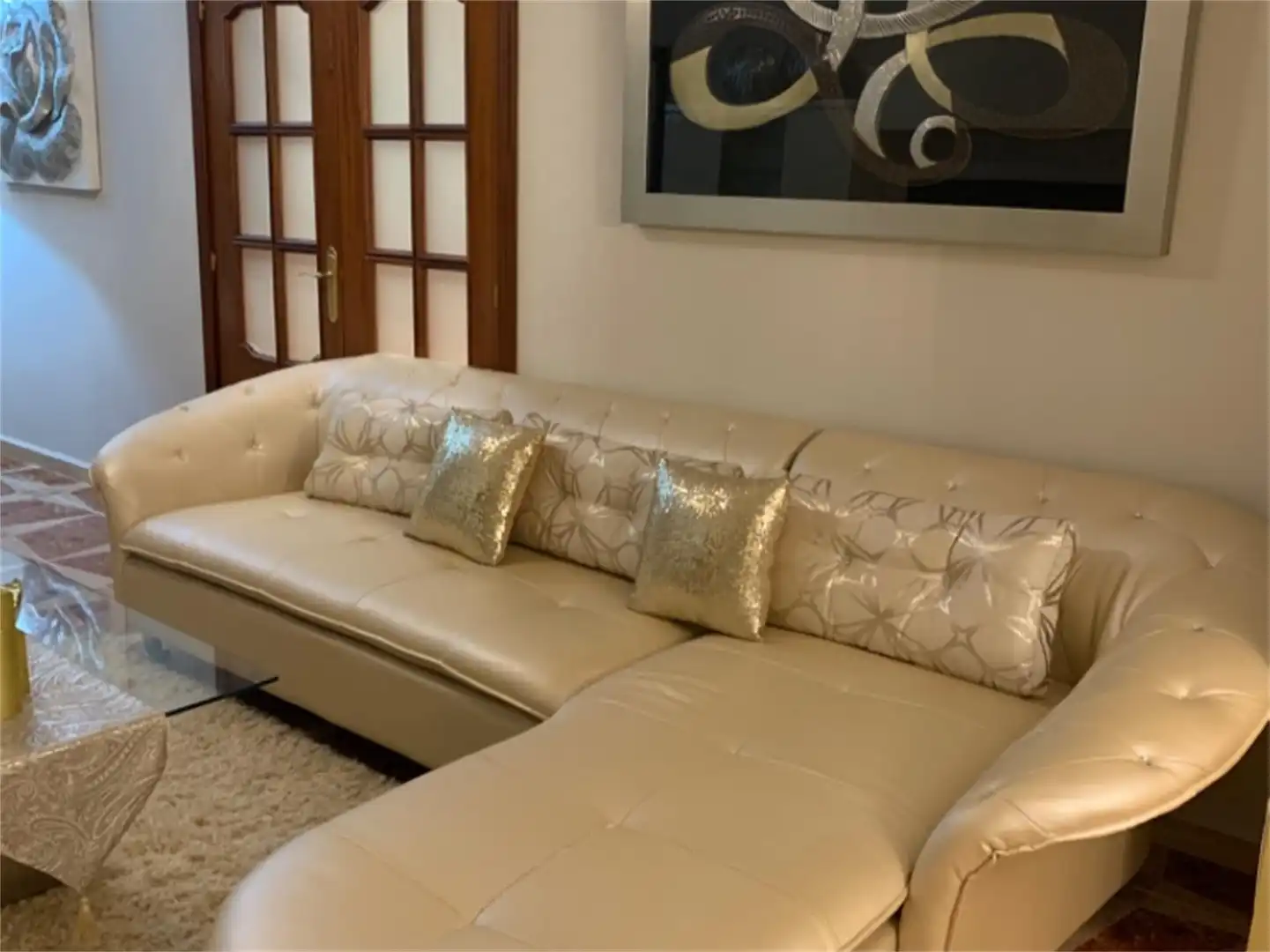 Sala d'estar de Casa o xalet en venda en Torredonjimeno amb Aire condicionat, Terrassa i Balcó