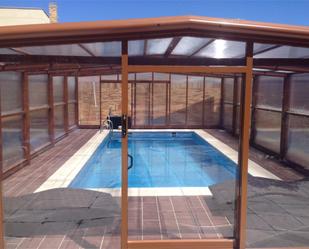 Swimming pool of Single-family semi-detached for sale in Ávila Capital  with Terrace and Swimming Pool