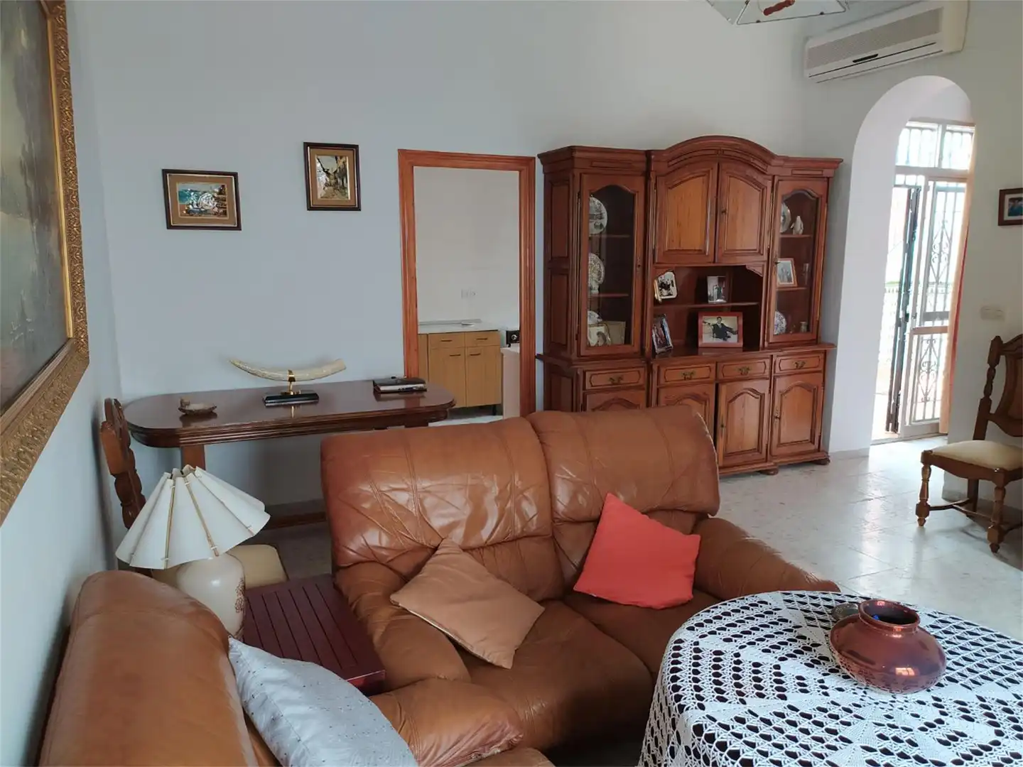 Living room of Flat for sale in La Puebla de los Infantes  with Air Conditioner, Heating and Furnished
