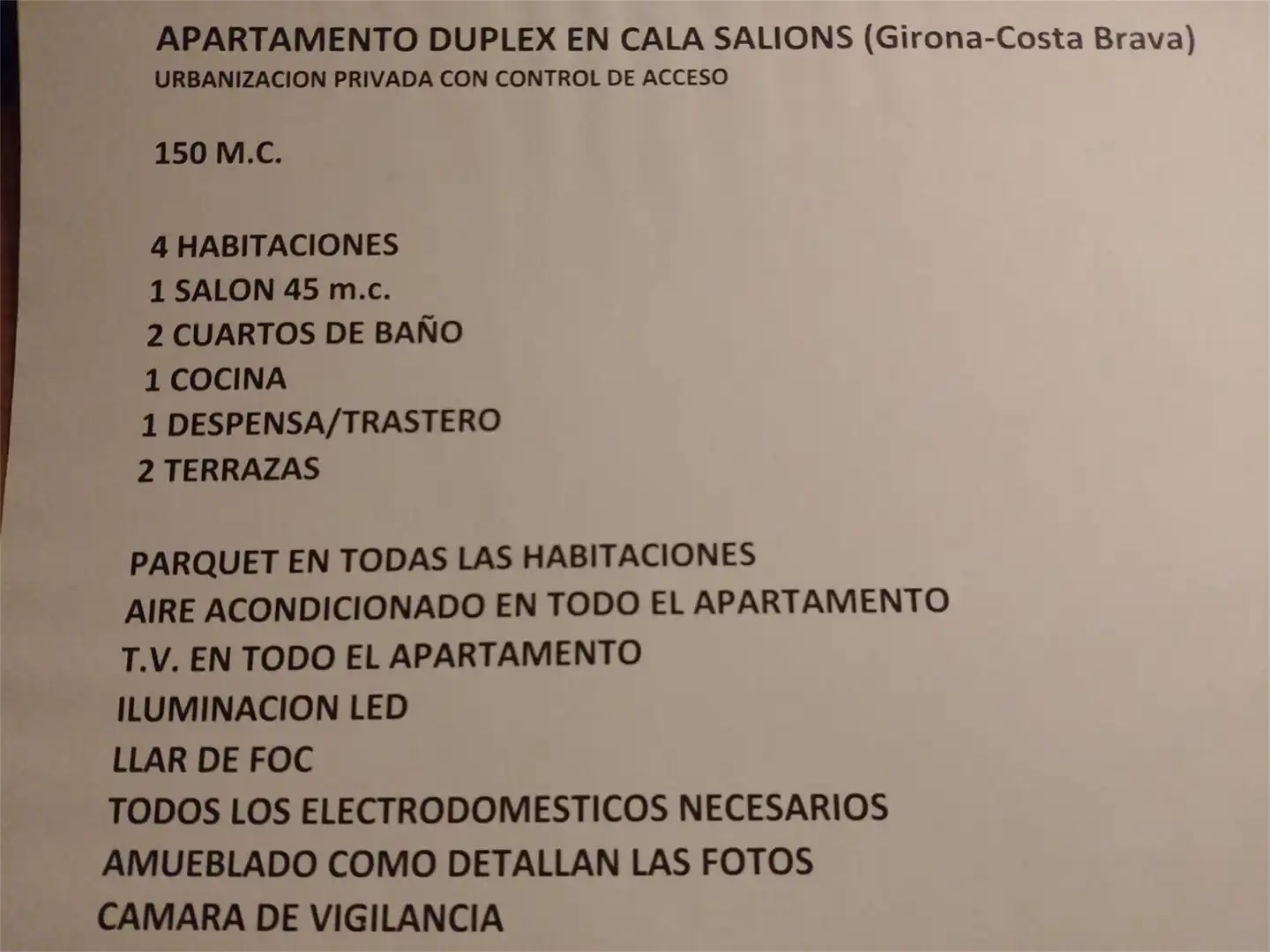 Wohnungen zum Verkauf in Carrer Cala de Salionç, La Pola i Giverola- Salionç Parkplatz von Wohnungen zum Verkauf in Tossa de Mar mit Klimaanlage, Heizung und Parkett