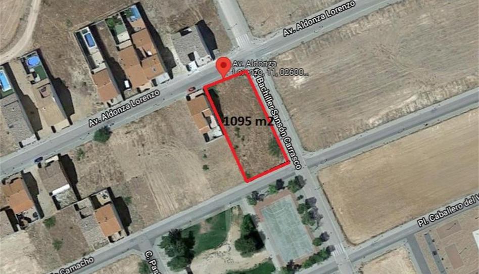 Constructible Land for sale in Avenida Aldonza Lorenzo, 11, Villarrobledo, Albacete - image 1 Photo 1 of Constructible Land for sale in Avenida Aldonza Lorenzo, 11, Villarrobledo, Albacete