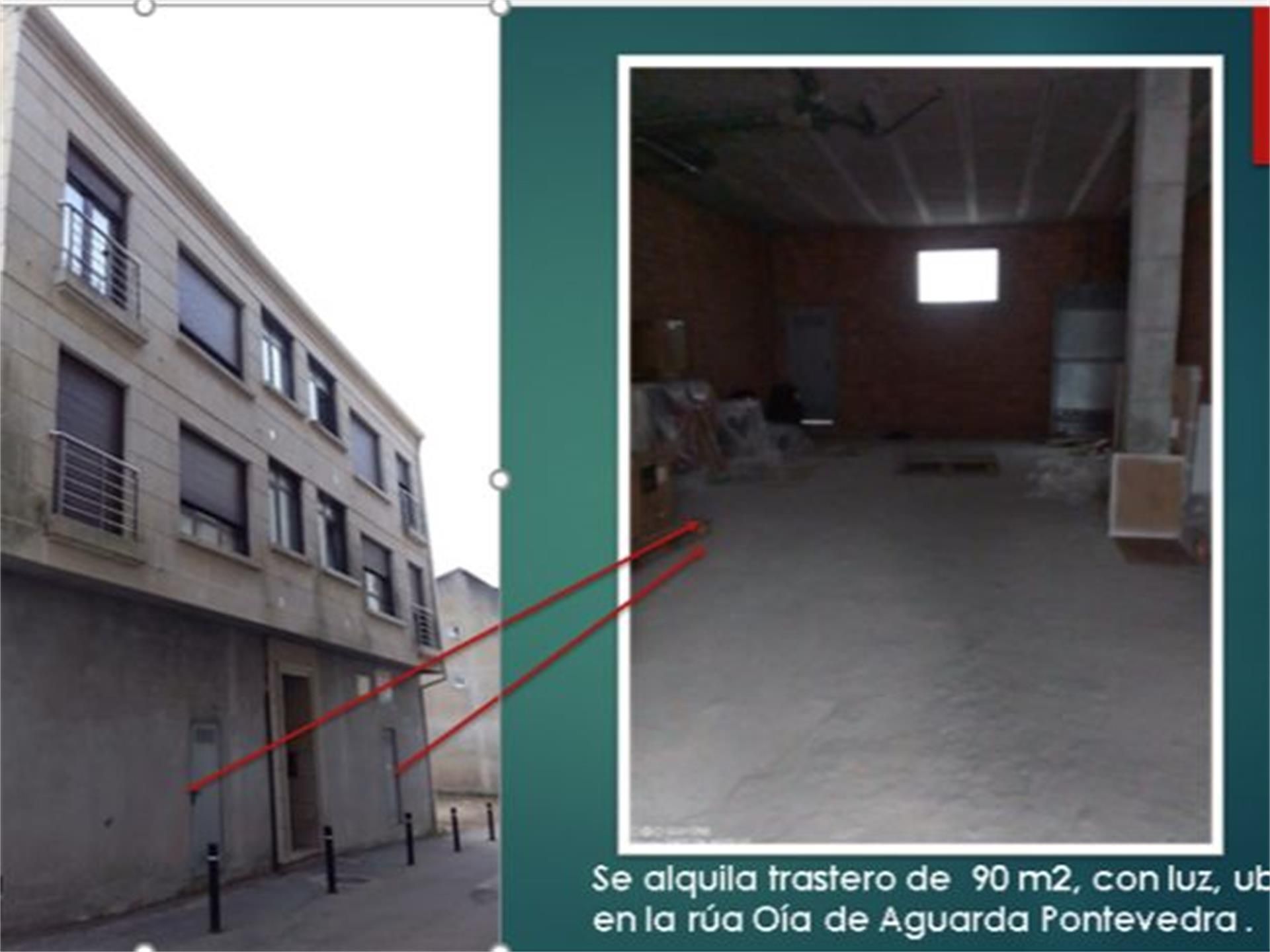 Exterior view of Box room to rent in A Guarda  