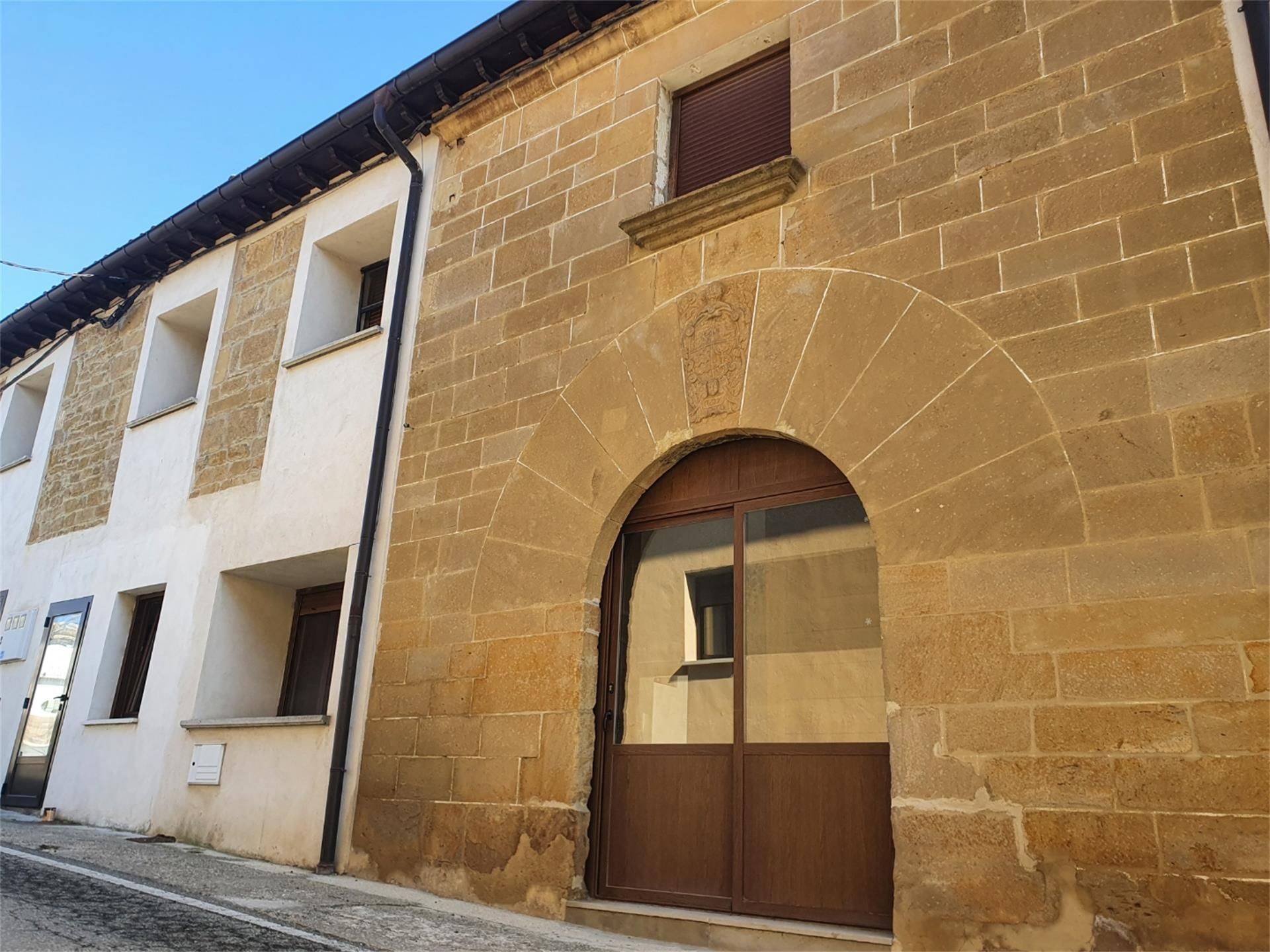 Exterior view of Duplex for sale in Garínoain  with Heating, Parquet flooring and Terrace