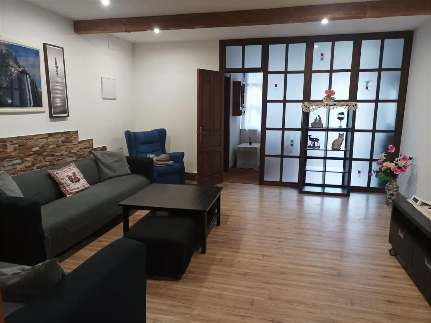 Casa o chalet de alquiler en Barrio del Tornu, Vidiago - Pendueles - Tresgrandas Sala de estar de Casa o chalet de alquiler en Llanes con Calefacción, Parquet y Terraza