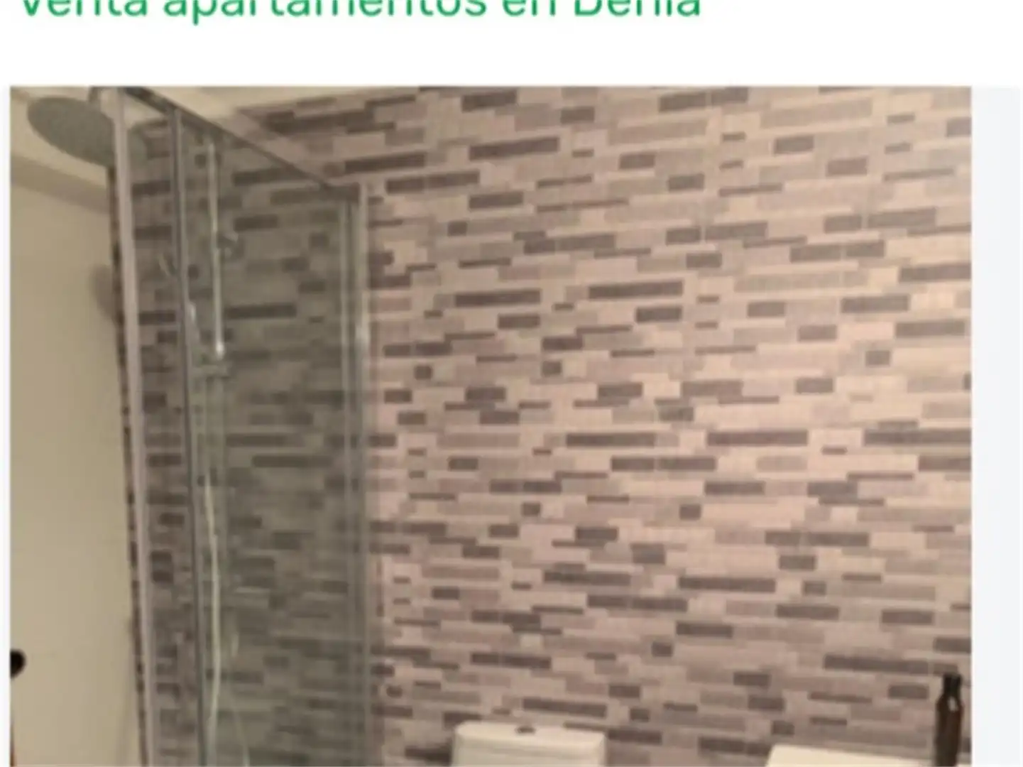 Baño de Apartamento de alquiler en Dénia con Aire acondicionado, Terraza y Piscina