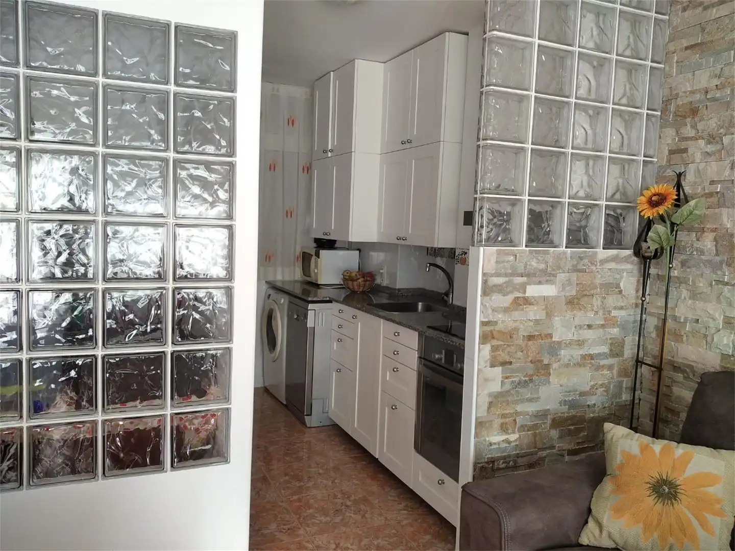 Küche von Wohnung zum Verkauf in Tortosa mit Klimaanlage und Terrasse