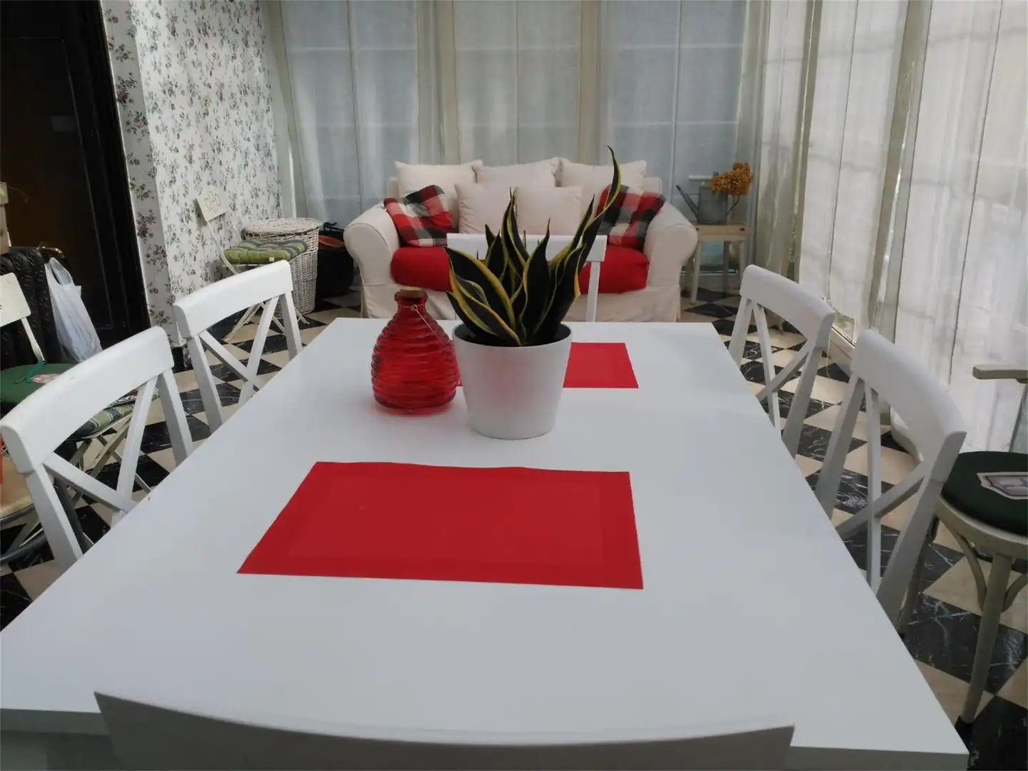 Dining room of Houses for sale in Santovenia de la Valdoncina  with Heating, Private garden and Parquet flooring