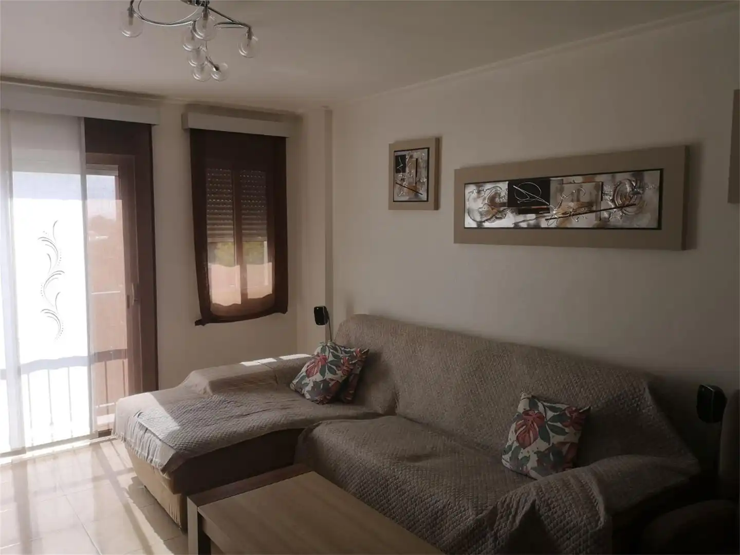 Piso en venta en Calle Isla Mindoro, 29, Alhama de Murcia ciudad Sala de estar de Piso en venta en Alhama de Murcia con Aire acondicionado, Calefacción y Terraza
