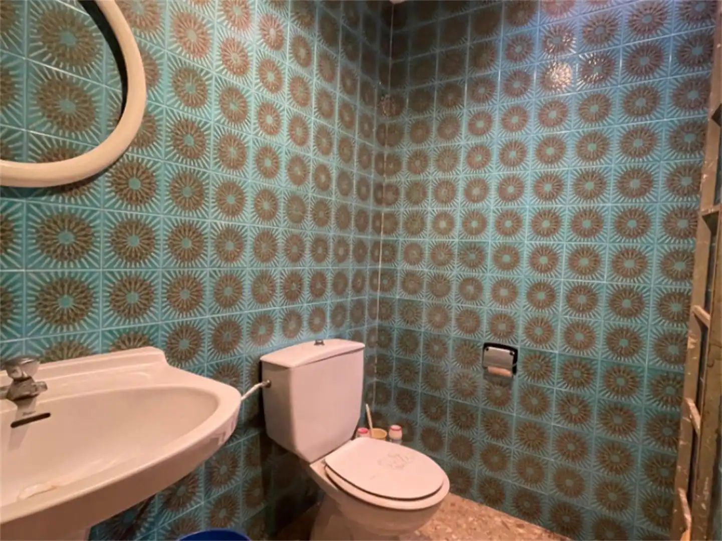 Bathroom of Flat for sale in Paniza  with Terrace, Storage room and Furnished