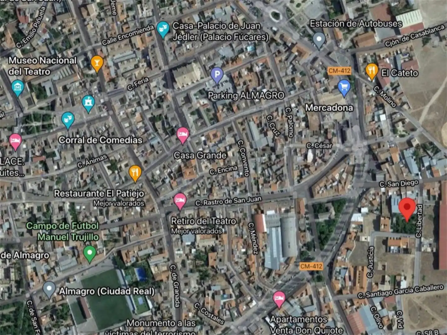 Land for sale in Calle Libertad, 6, Almagro Exterior view of Land for sale in Almagro