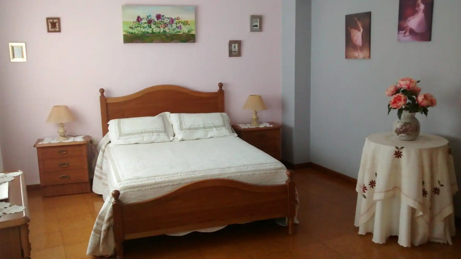 Habitación de Casa o chalet de alquiler en Cariño con Jardín privado, Parquet y Amueblado