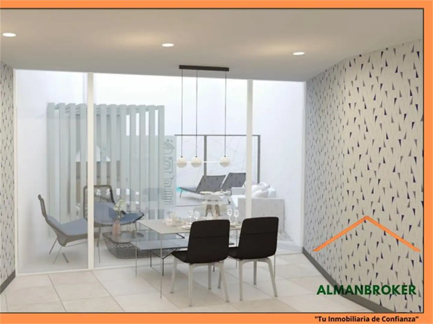 Casa adosada en venta en Calle Mendizábal, 42, Almansa Comedor de Casa adosada en venta en Almansa con Jardín privado, Terraza y Piscina