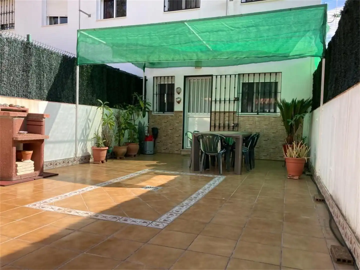 Terrasse von Einfamilien-Reihenhaus zum Verkauf in Calañas mit Klimaanlage, Terrasse und Abstellraum