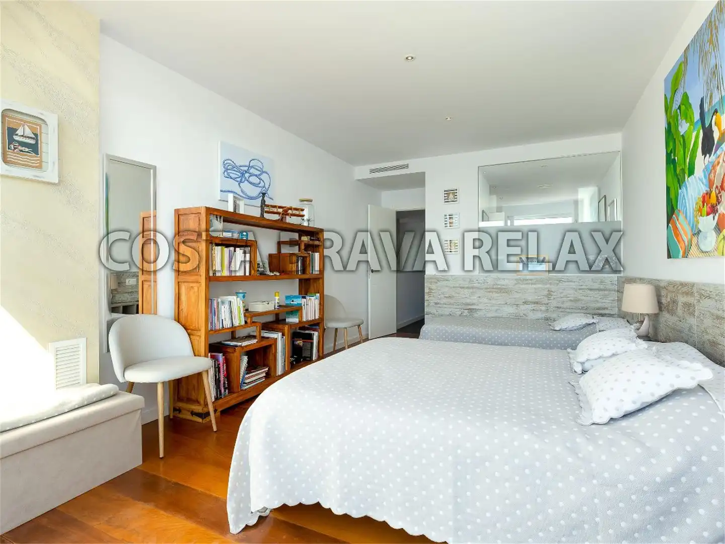 Flat for sale in Carrer d'Antoni Canals, 114, Almadrava - Canyelles - Puig-Rom Bedroom of Flat for sale in Roses with Air Conditioner, Heating and Terrace