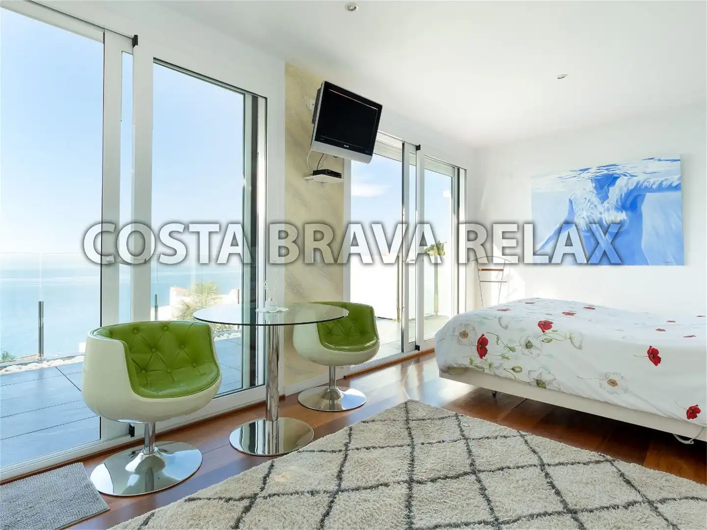 Flat for sale in Carrer d'Antoni Canals, 114, Almadrava - Canyelles - Puig-Rom Bedroom of Flat for sale in Roses with Air Conditioner, Heating and Terrace