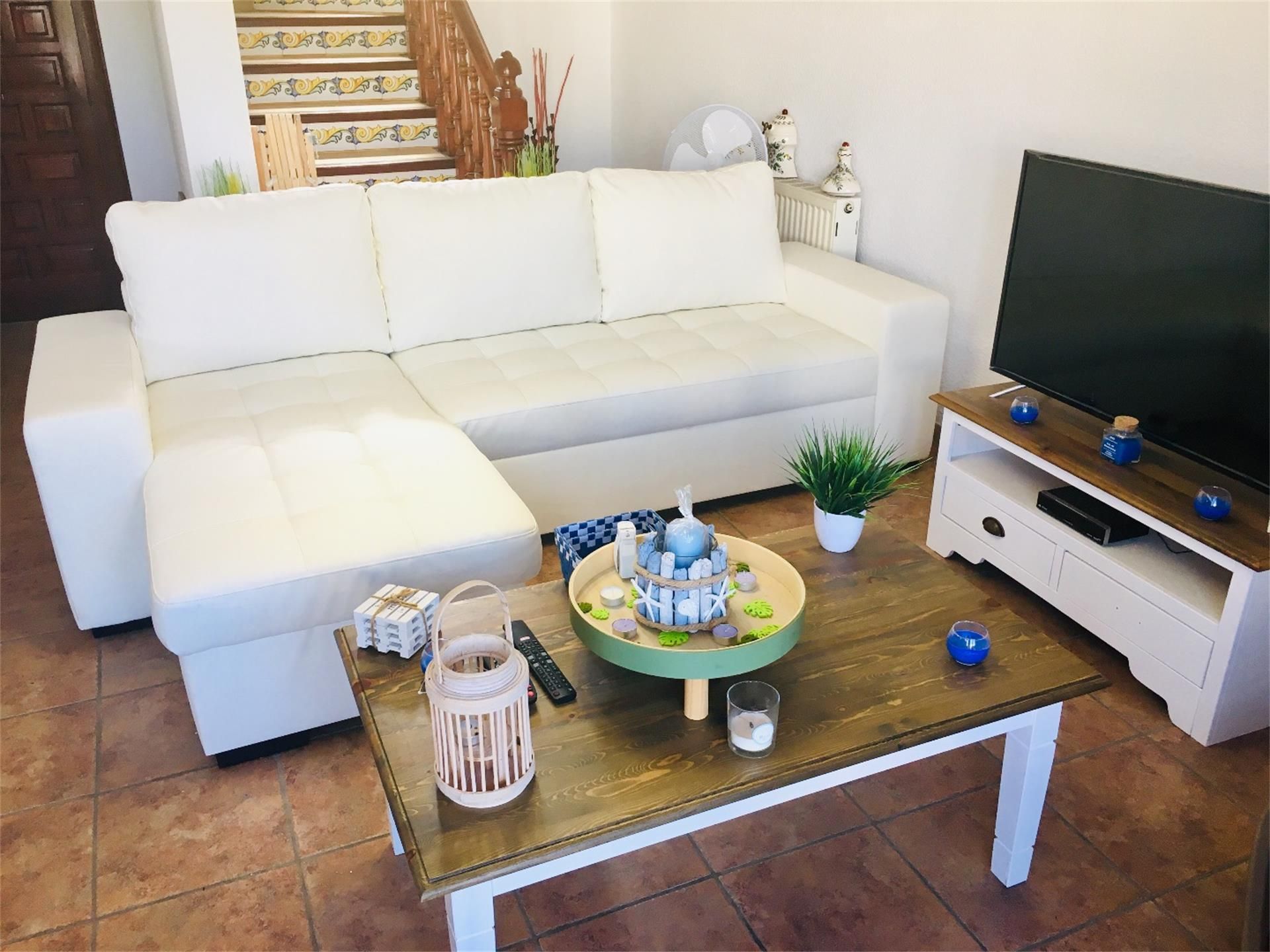 Sala d'estar de Casa adosada en venda en L'Alfàs del Pi
