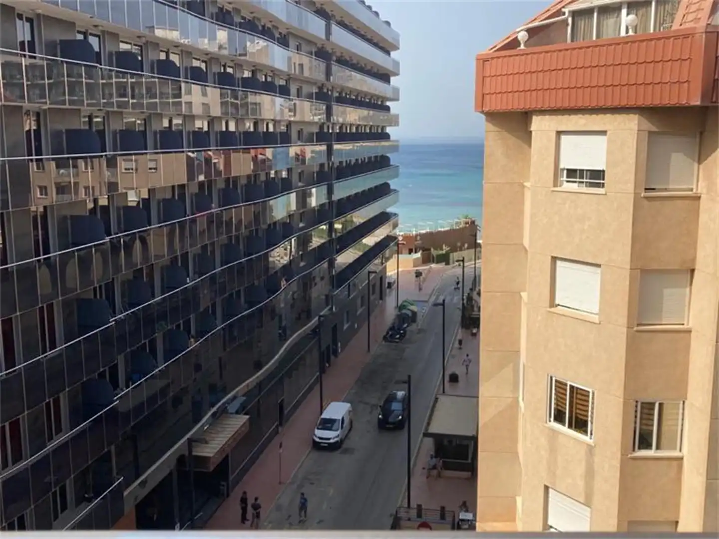 Vista exterior de Piso en venta en Calpe / Calp con Aire acondicionado, Parquet y Amueblado