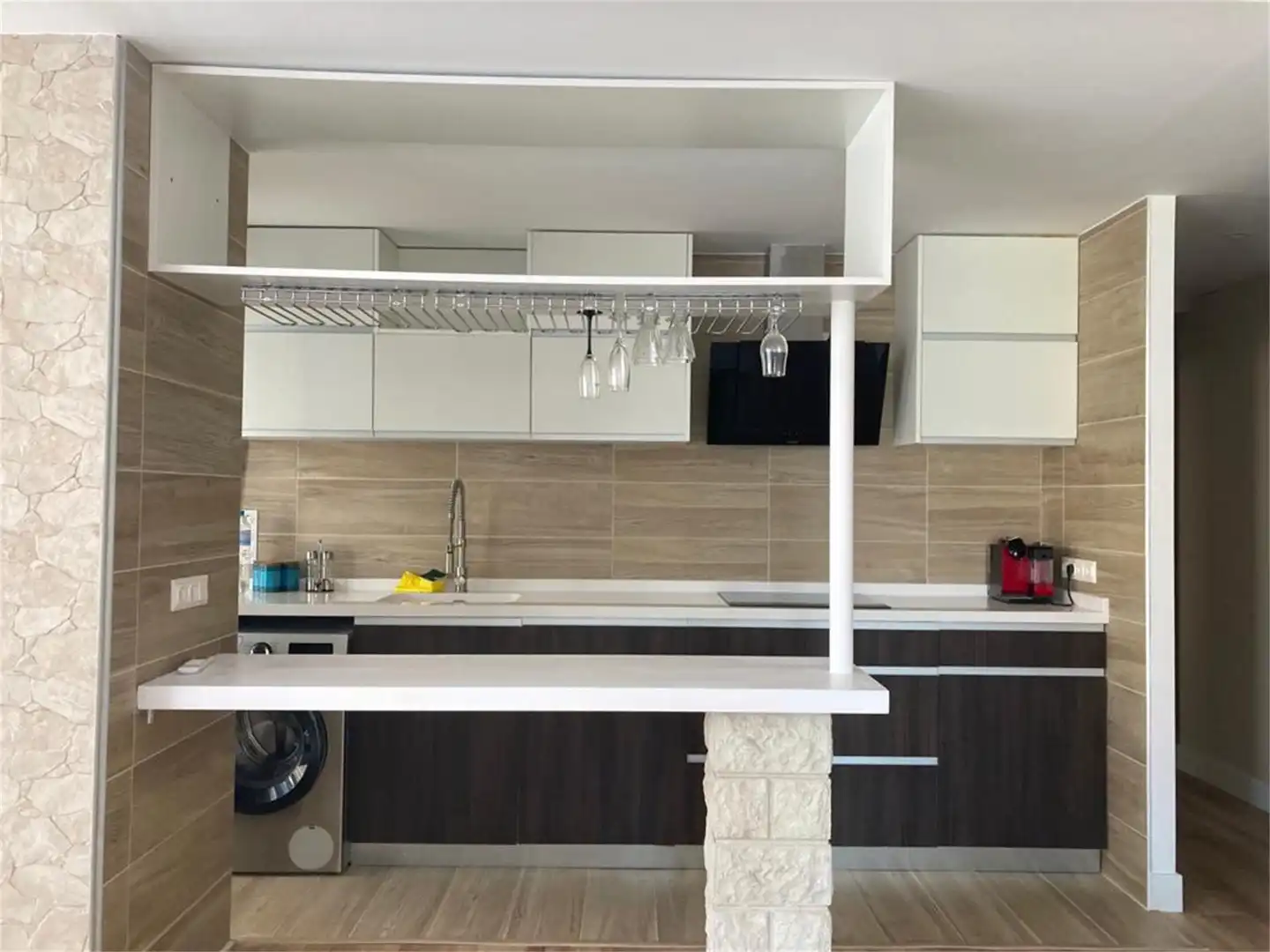 Cocina de Piso en venta en Calpe / Calp con Aire acondicionado, Parquet y Amueblado