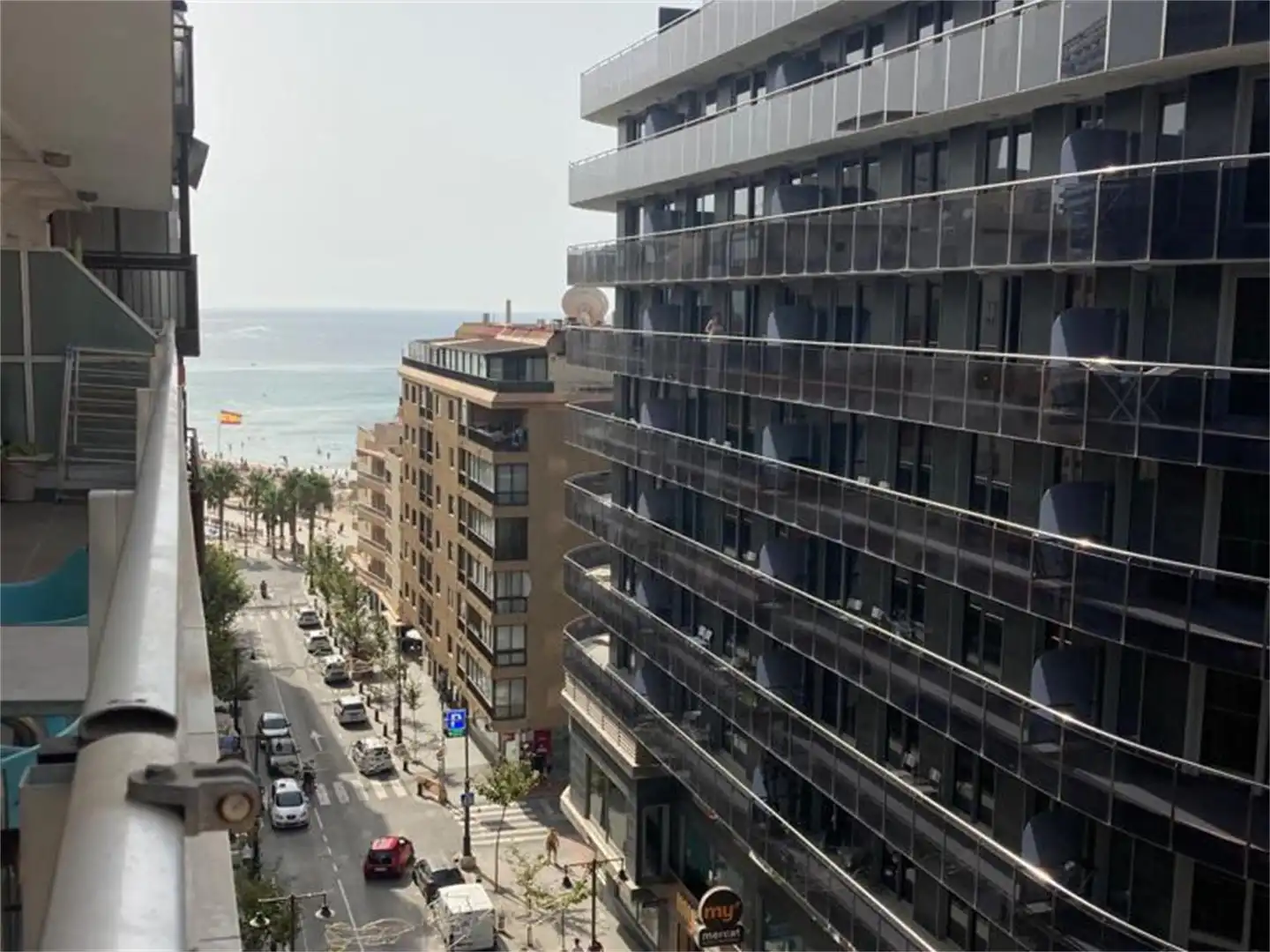 Vista exterior de Piso en venta en Calpe / Calp con Aire acondicionado, Parquet y Amueblado