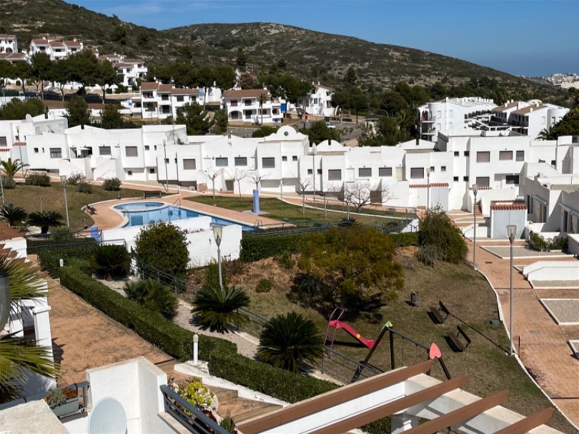 Exterior view of Flat for sale in Peñíscola / Peníscola  with Air Conditioner, Private garden and Terrace