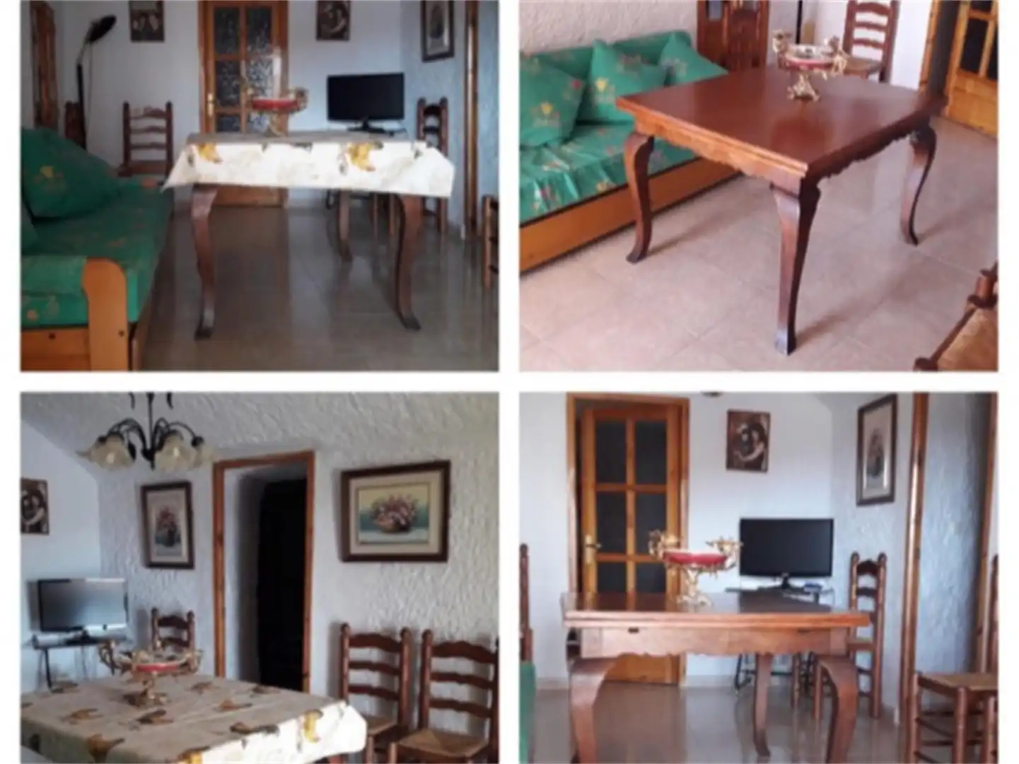 Menjador de Casa o xalet en venda en Cortes y Graena amb Terrassa i Moblat