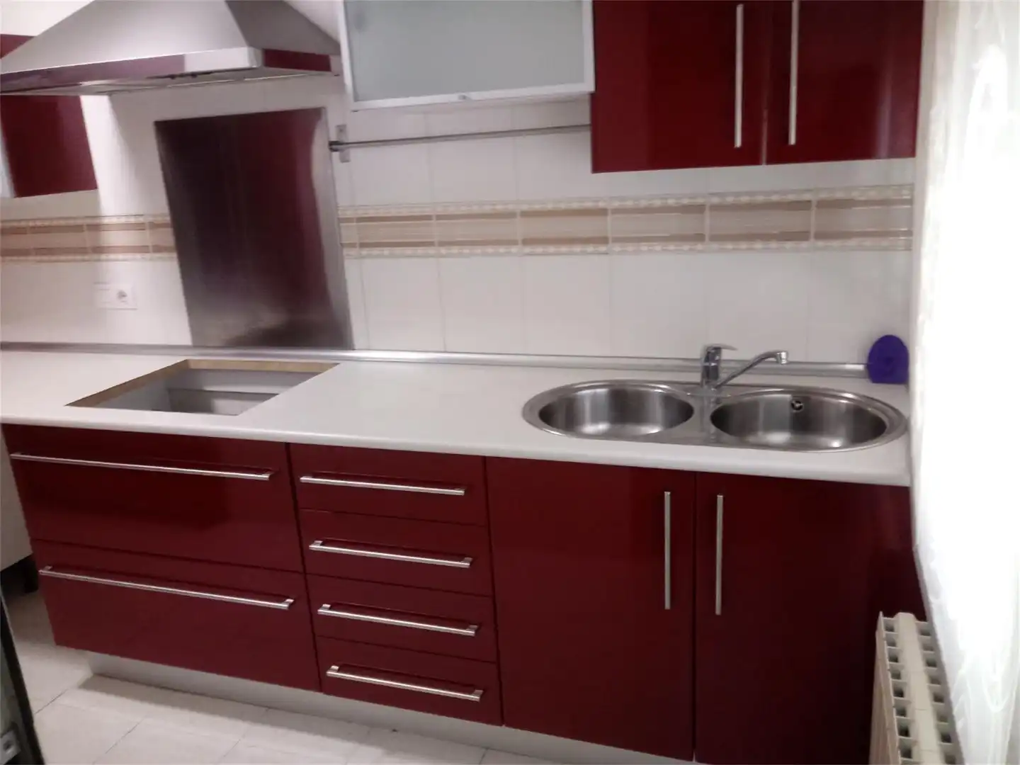 Wohnung zum Verkauf in Calle Fuente, Villanueva de los Infantes (Ciudad Real) Küche von Wohnung zum Verkauf in Villanueva de los Infantes (Ciudad Real) mit Klimaanlage und Balkon
