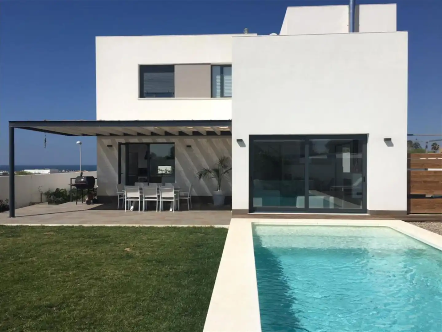 Jardí de Pis de lloguer en Conil de la Frontera amb Aire condicionat, Jardí privat i Terrassa