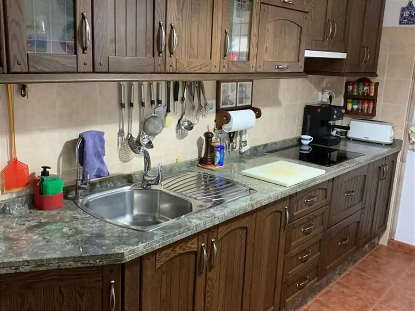 Finca rústica en venta en Colmenar Cocina de Finca rústica en venta en Colmenar con Terraza