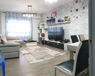 Living room of Flat for sale in Roquetas de Mar  with Air Conditioner, Heating and Parquet flooring