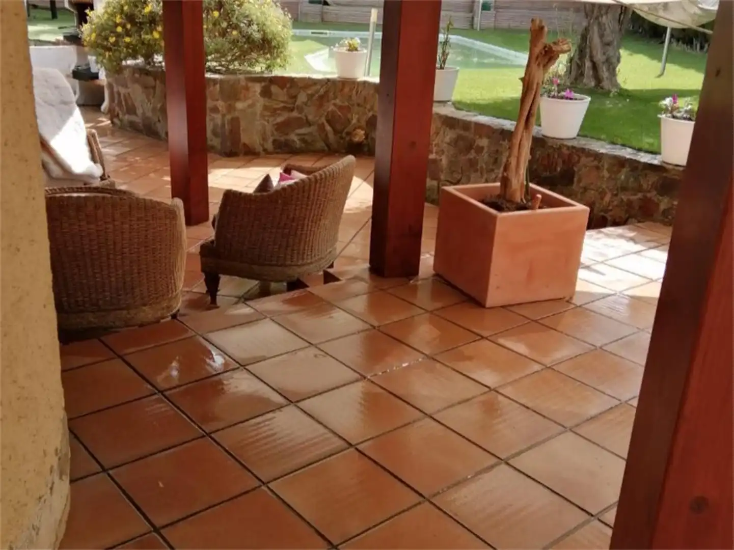 Terraza de Casa o chalet en venta en Lliçà d'Amunt con Calefacción, Jardín privado y Parquet