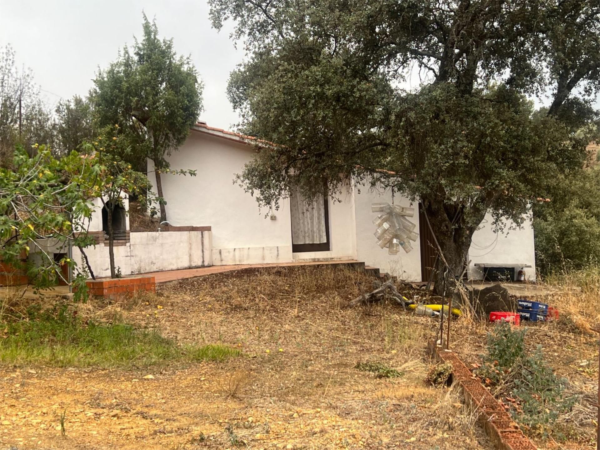 Vista exterior de Finca rústica en venda en Castañar de Ibor amb Piscina