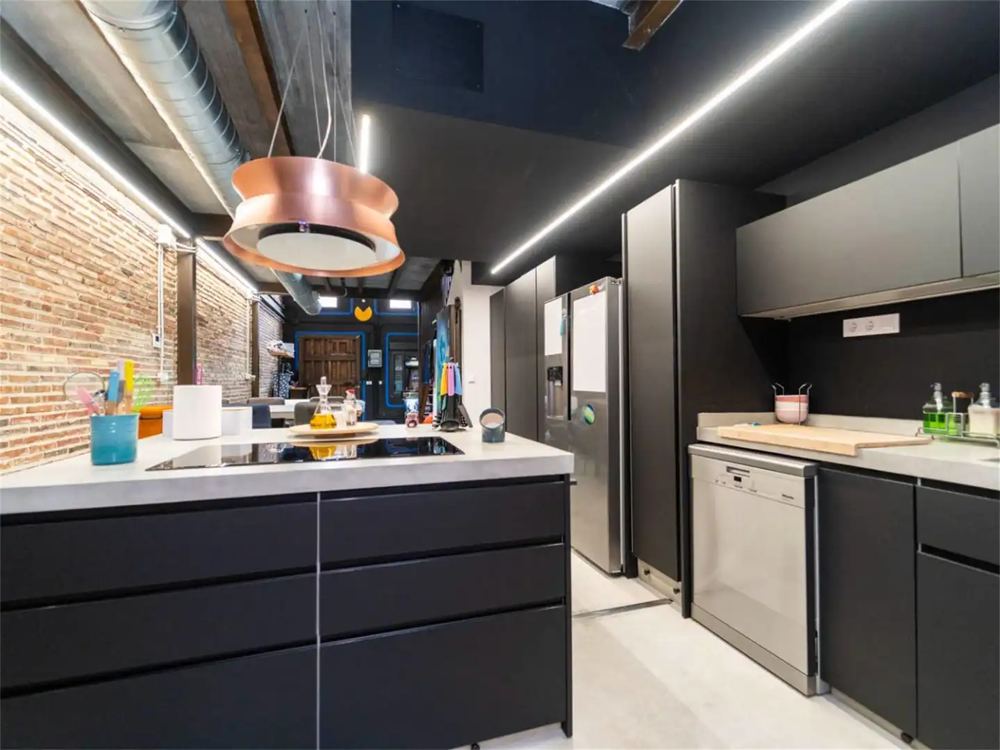 Casa adosada en venta en Calle Alicante, 22, Poble Nou - Montiboli Cocina de Casa adosada en venta en Villajoyosa / La Vila Joiosa con Aire acondicionado y Piscina