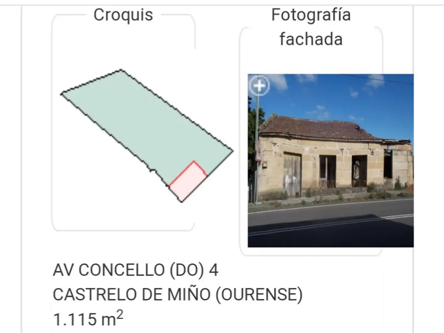 Bebaubares Gelände zum Verkauf in Castrelo de Miño