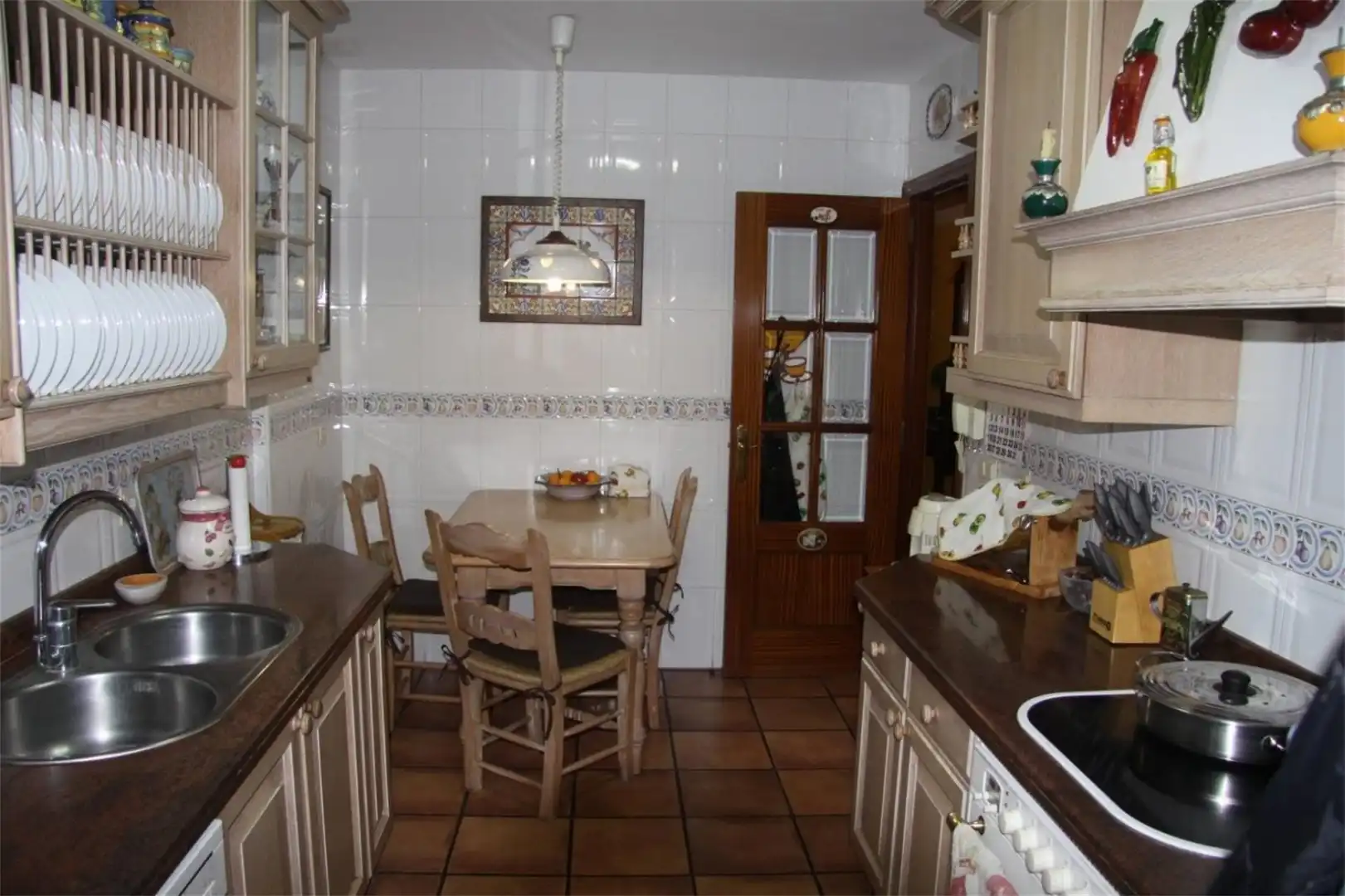 Cocina de Dúplex en venta en Melilla con Aire acondicionado, Amueblado y Parking comunitario