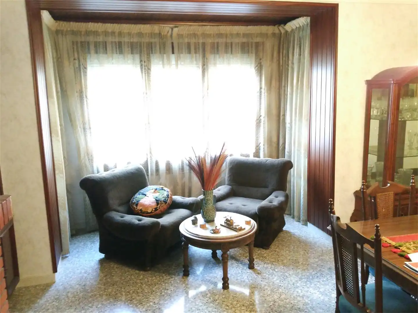 Wohnzimmer von Einfamilien-Reihenhaus zum Verkauf in Riudecols mit Terrasse, Abstellraum und Möbliert