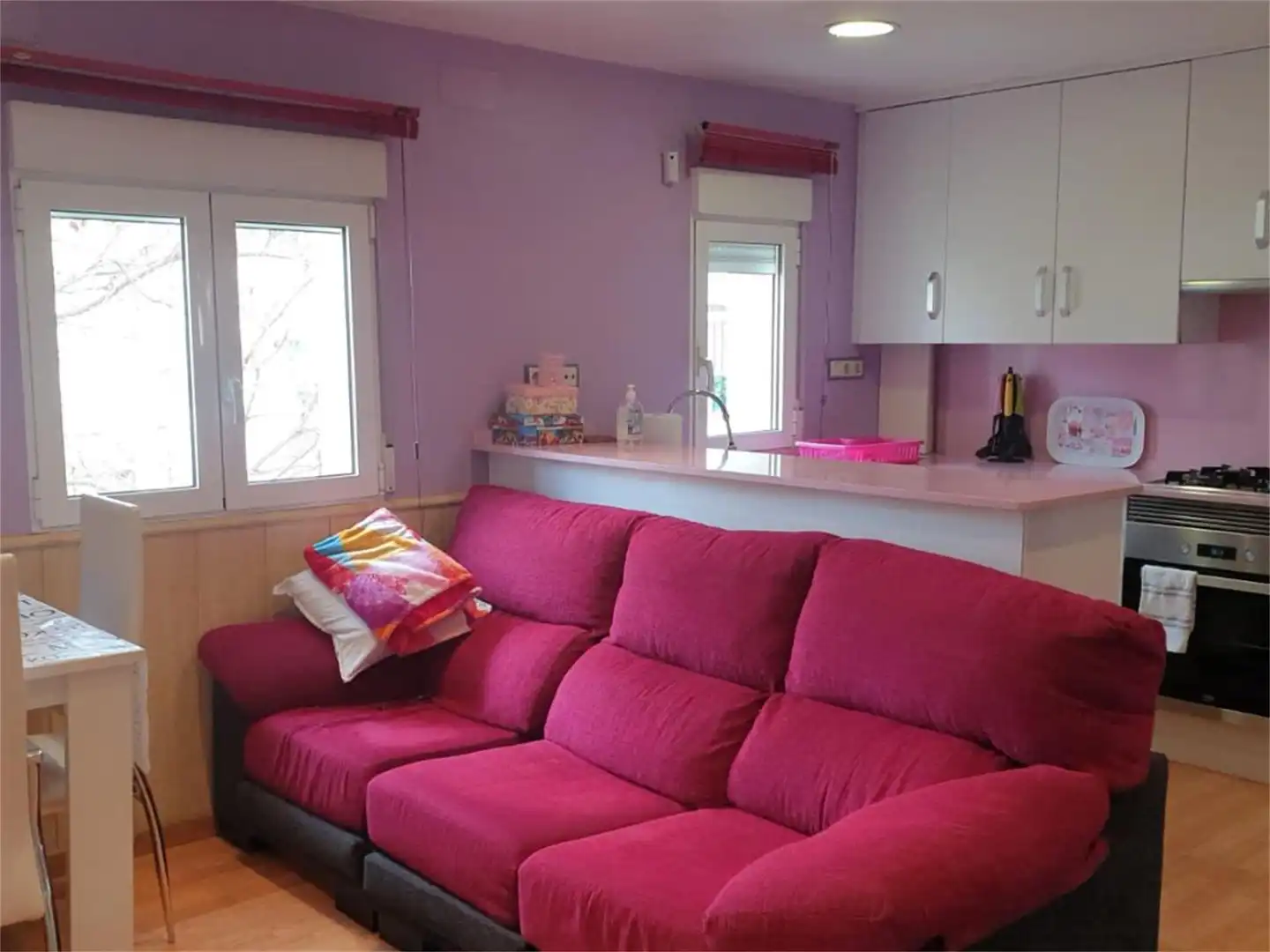 Sala de estar de Piso en venta en Almansa con Aire acondicionado