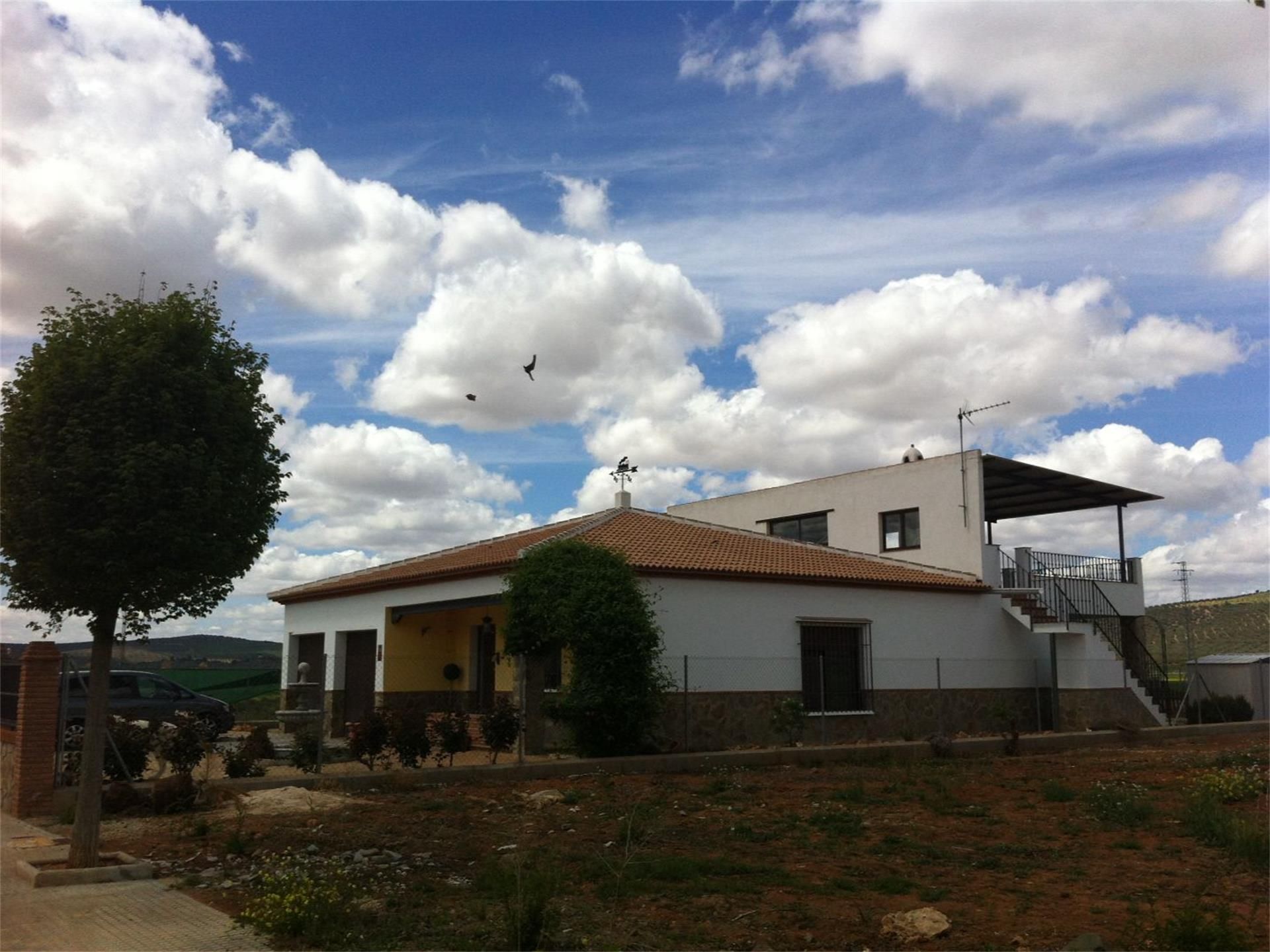 Exterior view of House or chalet for sale in Archidona  with Private garden, Parquet flooring and Terrace