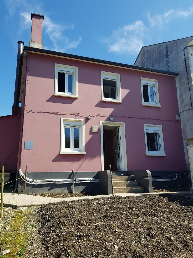 Exterior view of Single-family semi-detached for sale in Ortigueira  with Heating