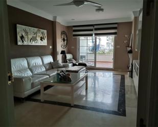 Living room of Flat to rent in Marbella  with Air Conditioner, Heating and Private garden