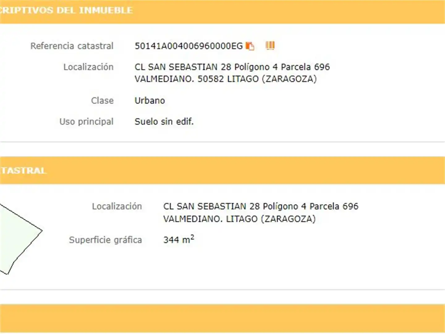 Aparcament de Urbanitzable en venda en Litago